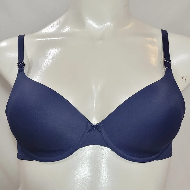 Maidenform 05701 5701 Self Expressions T-Shirt Underwire Bra 36DD Navy Blue NWOT