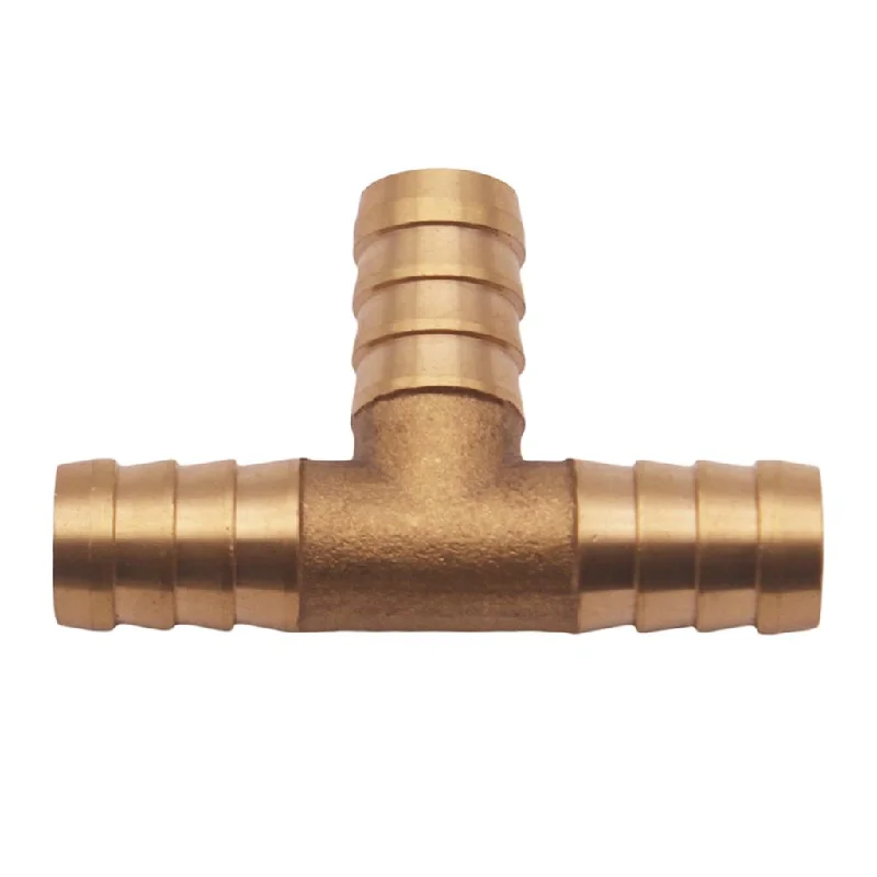 Max Maxb 3/8" CAR HOSE BARB TEE Brass Pipe 3 WAY T Fitting Thread Gas Fuel Water