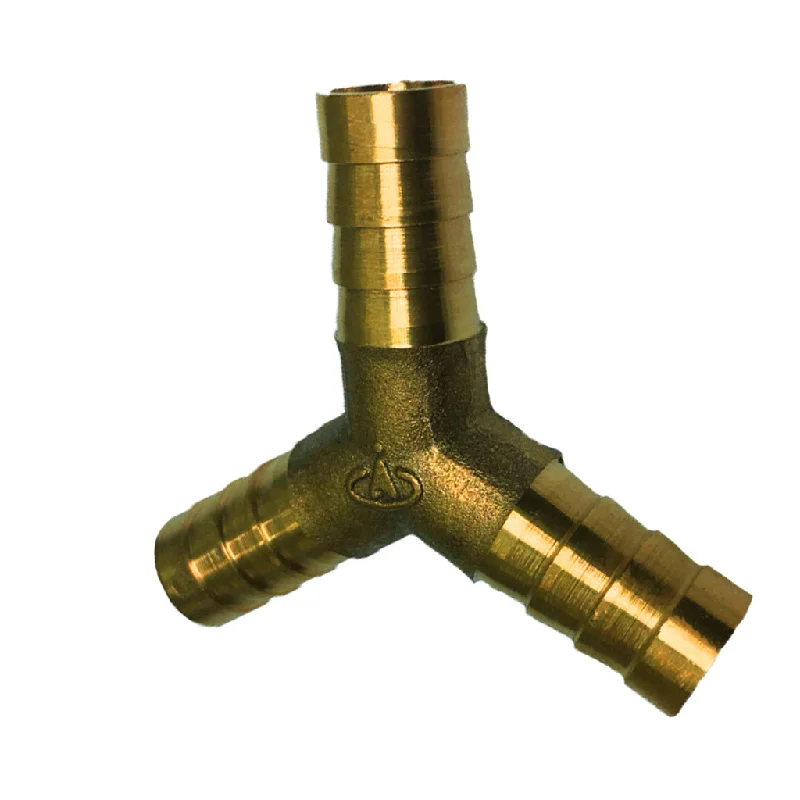 Max Brass Male Thread Y Shaped Equal Tee Connectors Adapters  12mm