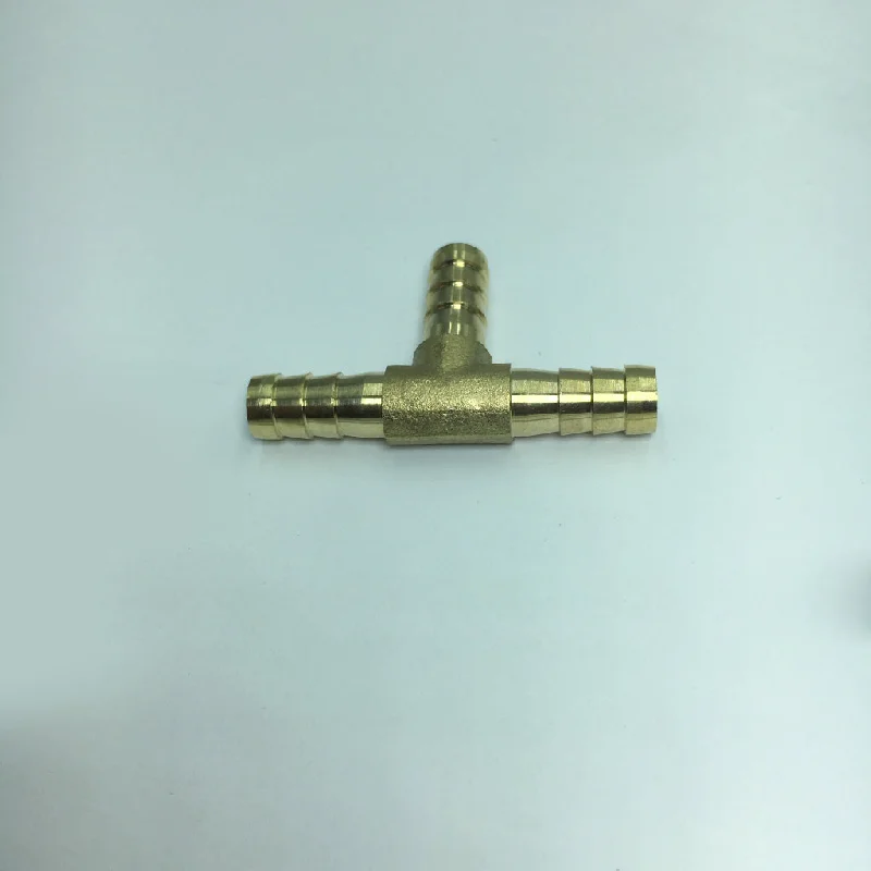 Max Brass Thread T Shaped Equal Tee Connectors Adapters 8mm