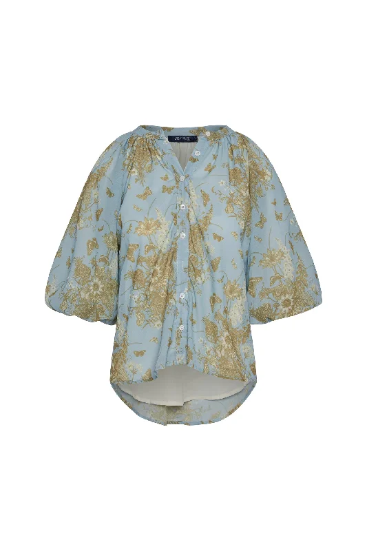 ANAIS BLOUSE CAPPUCINO FLORAL