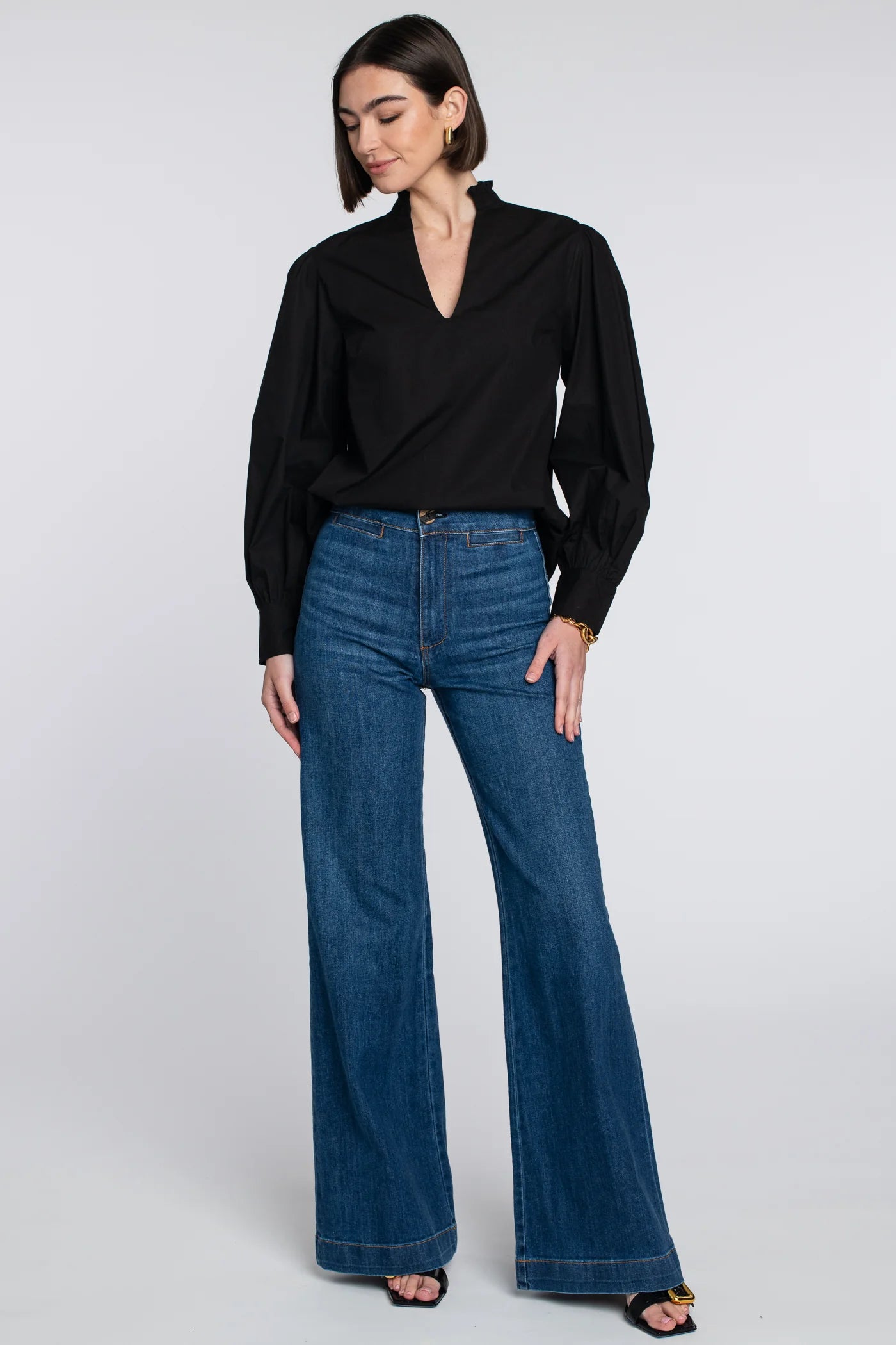 ELIZABETH JAMES THE LABEL CHLOE BLOUSE