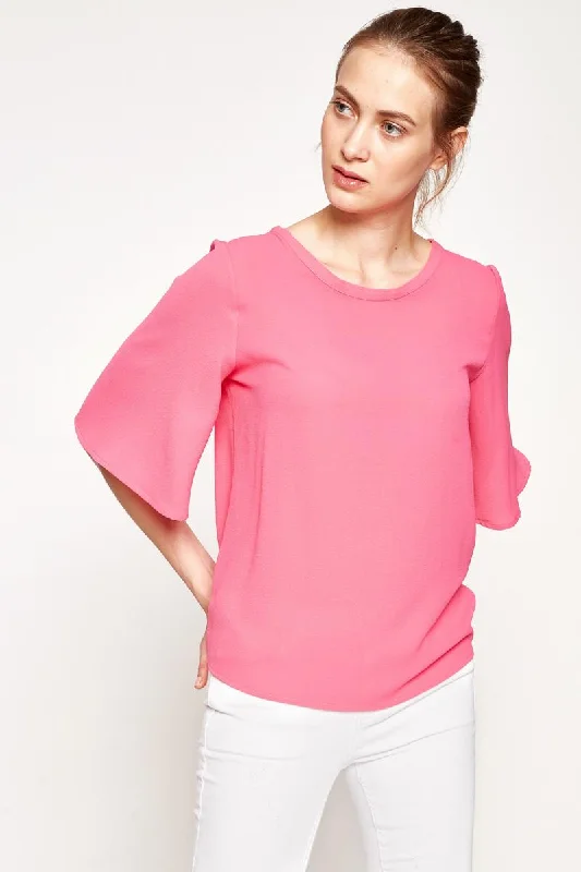 Women Fuchsia Blouse