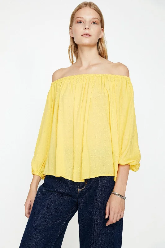 Women Yellow Blouse