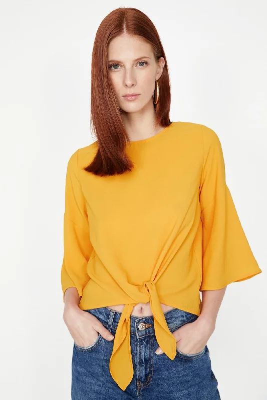 Women Yellow Blouse