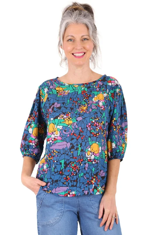 Luminance Blouse in Seersucker