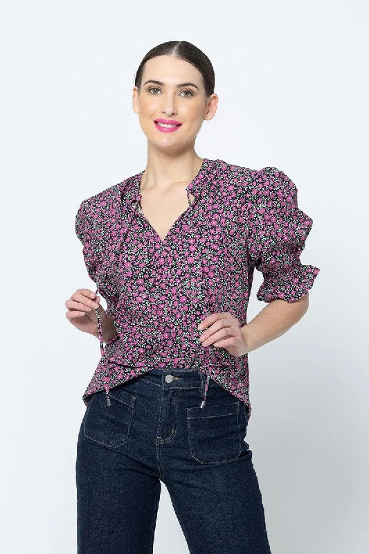 Seeking Lola Honey Blouse - Plum Petal