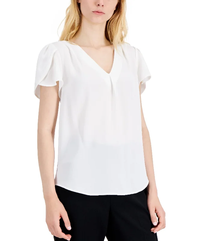 Women's Tulip-Sleeve Blouse