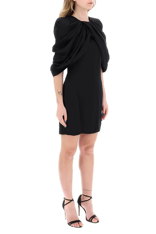 Stella Mccartney Mini Dress With Petal Sleeves