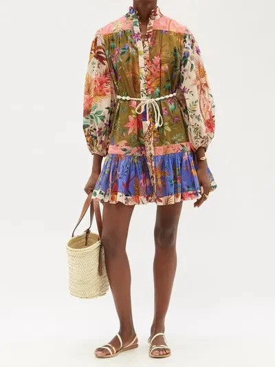 ZIMMERMANN "Tropicana" Mini Dress