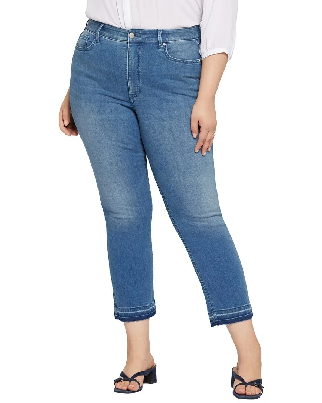 Nydj Plus High-Rise Marilyn Ankle Release Hem Stunning Jean