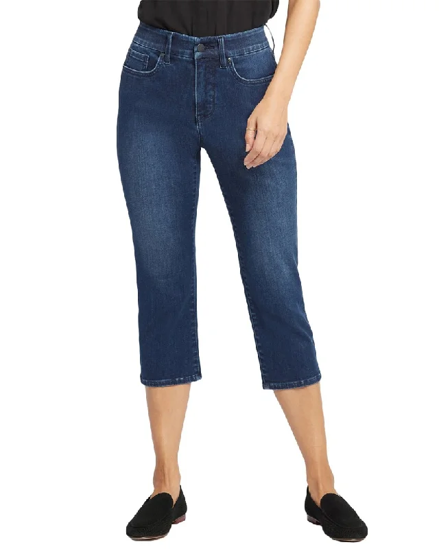 Nydj Waist Match Slim Straight Crop Prospect Jean