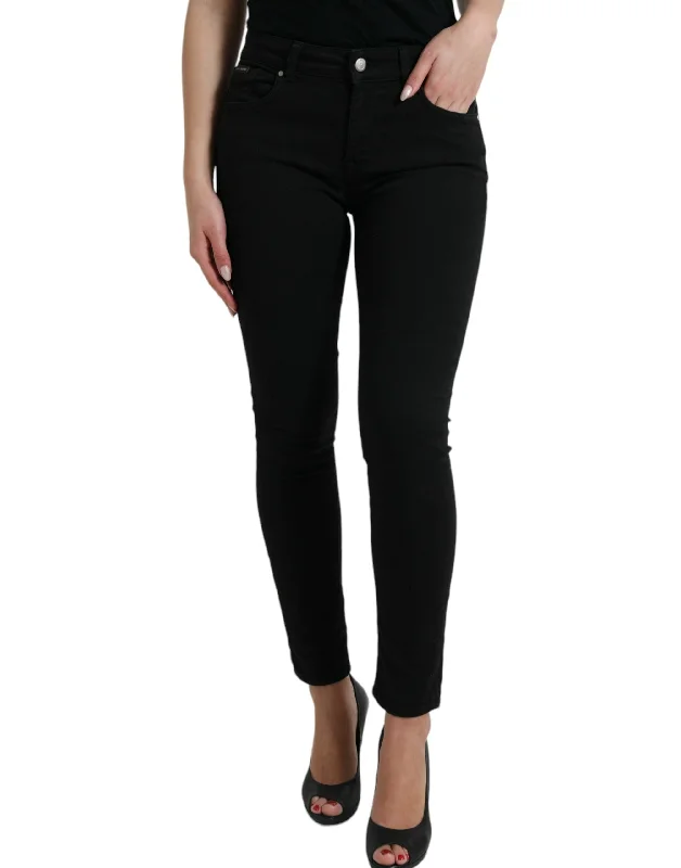 Dolce & Gabbana Elegant  Mid-Waist Stretch Women's Jeans