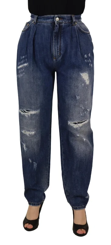 Dolce & Gabbana High Waist Skinny  Jeans - Chic  Women's Washed