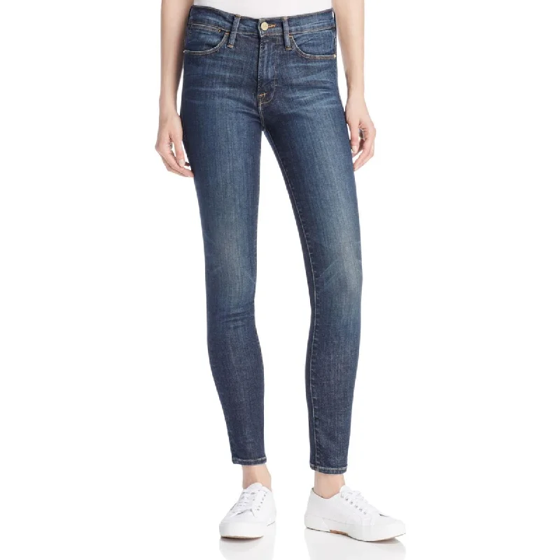 FRAME Womens Le High Denim High Rise Skinny Jeans