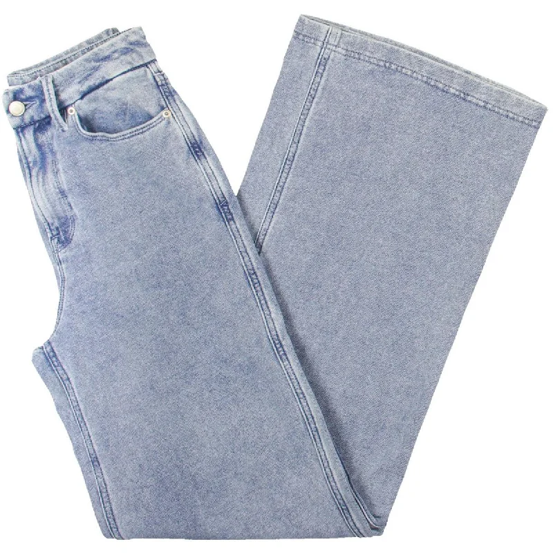 Good American Womens Wide Leg High Waist Wide Leg Jeans