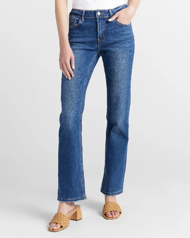 Mid Rise Bootcut Jeans