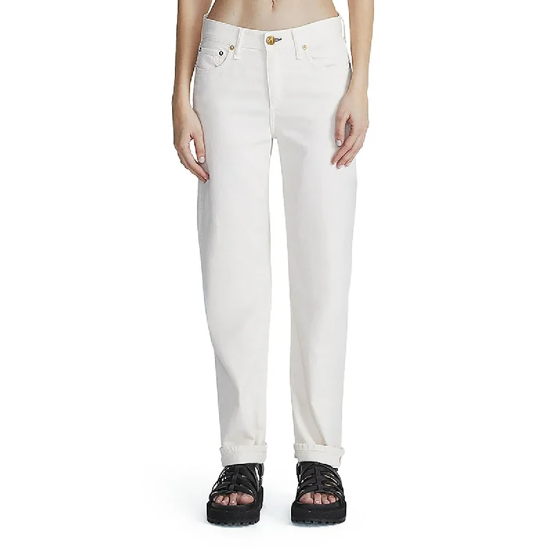 Rag & Bone Womens Baggy Low Rise Ankle Jeans