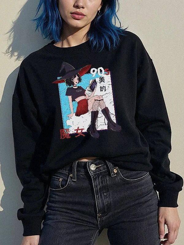 90's Aesthetic Witch Sweatshirt