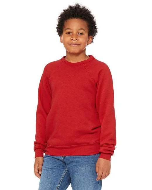 Bella + Canvas Youth Sponge Fleece Raglan Sweatshirt 3901Y