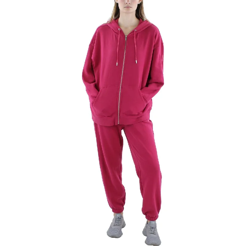 Womens Fleece Comfy Zip Hoodie