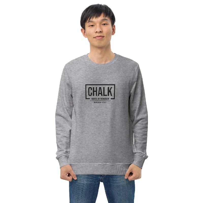 Chalk Logo Unisex organic sweatshirt