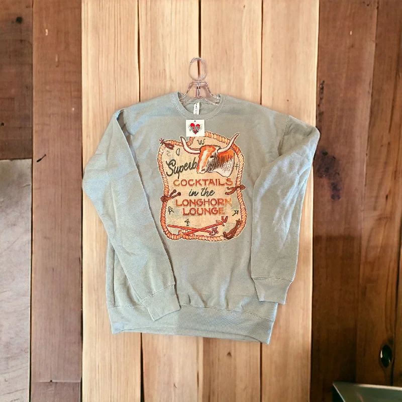 Women's XOXO Art Crew Neck Sweatshirt-Longhorn Lounge