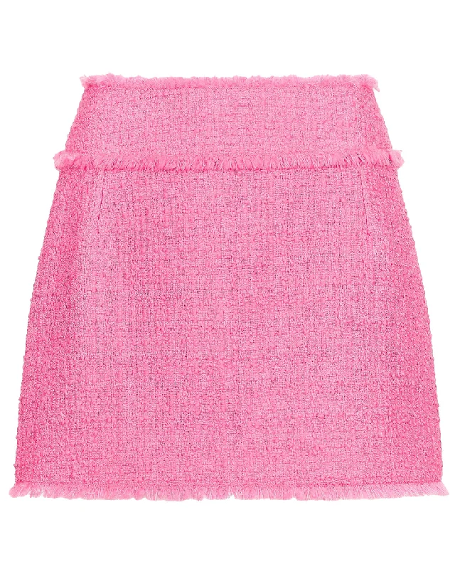 Rose Tweed DNA Mini Skirt