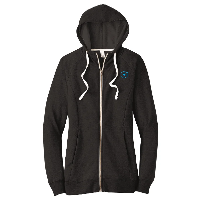 Women's District Tri-French Full Zip Hoodie