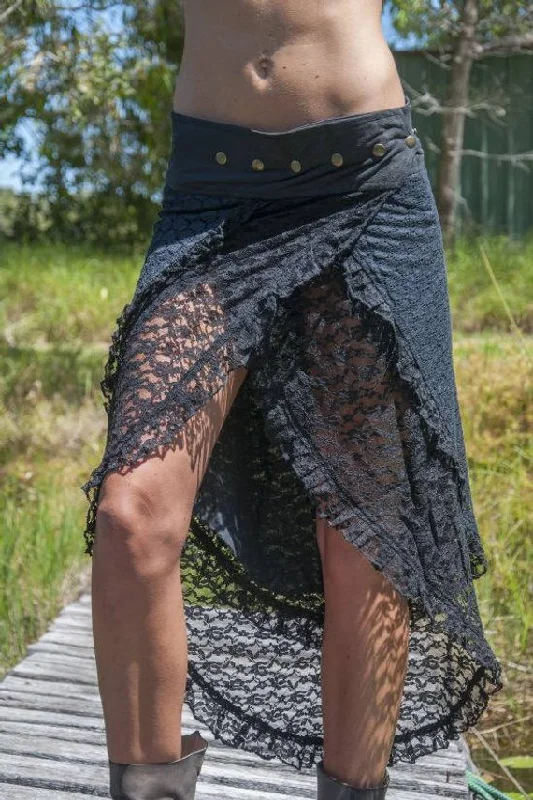 GAIA SKIRT BLACK