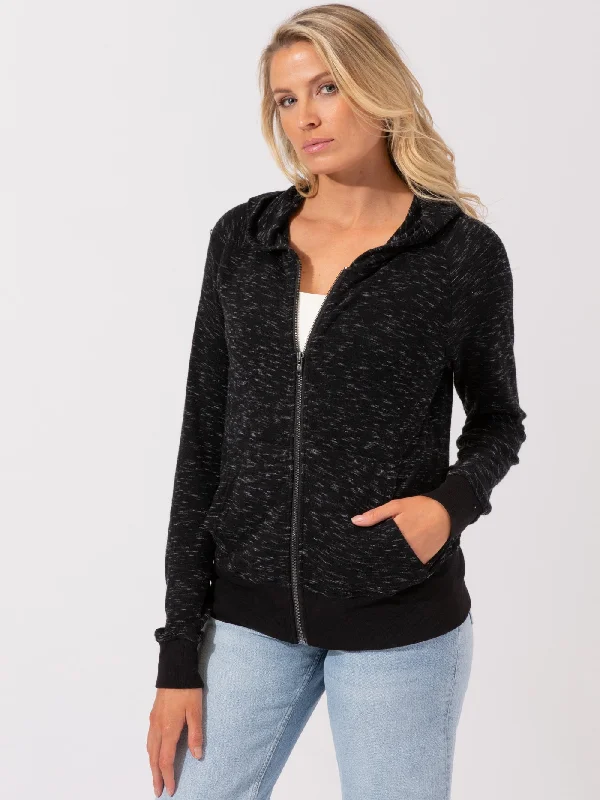 Geraldine Rhythm Slub Zip Hoodie