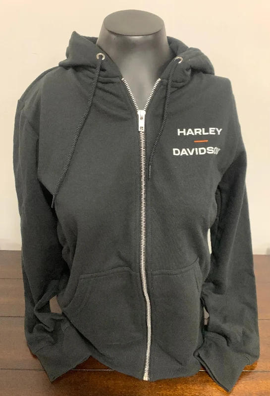 HD Modern Text Zip Up Hoodie