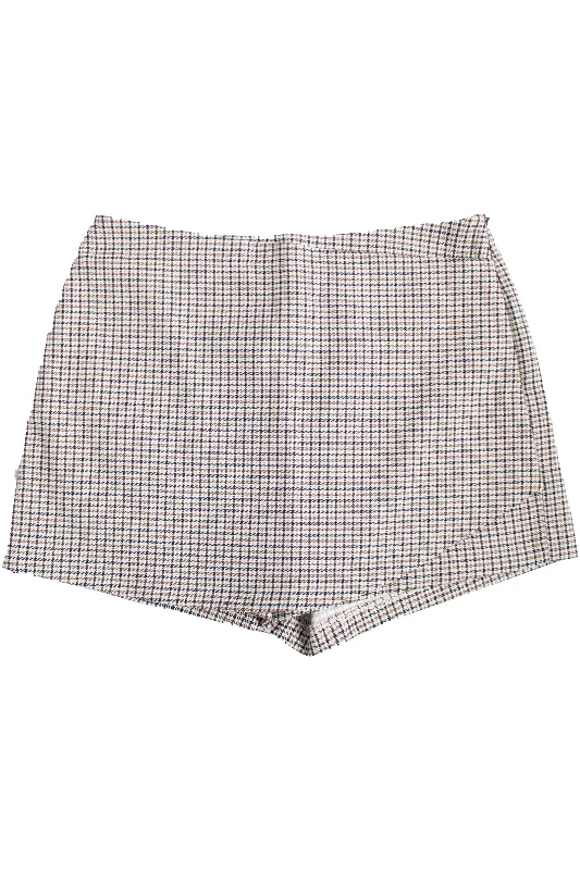 Stradivarius - Plaid Mini Skort